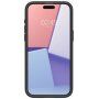 Spigen Optik Armor MagFit tartós tok csúsztatható kamerafedéllel és MagSafe-vel - iPhone 15 Pro Max - fekete