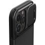 Spigen Optik Armor MagFit tartós tok csúsztatható kamerafedéllel és MagSafe-vel - iPhone 15 Pro Max - fekete