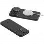 Spigen Optik Armor MagFit tartós tok csúsztatható kamerafedéllel és MagSafe-vel - iPhone 15 Pro Max - fekete