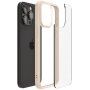 Spigen Ultra Hybrid transzparens tok - iPhone 15 Pro Max - bézs