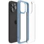 Spigen Ultra Hybrid transzparens tok - iPhone 15 Pro Max - kék