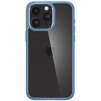 Spigen Ultra Hybrid transzparens tok - iPhone 15 Pro Max - kék