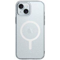 UNIQ LifePro Xtreme MagClick Glitter csillogó tok MagSafe funkcióval iPhone 15 készülékhez - átlátszó