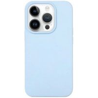 Szilikon tok iPhone 15 Pro - világoskék