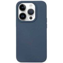 Szilikon tok iPhone 15 Pro - sötétkék