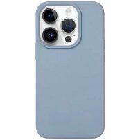 Szilikon tok iPhone 15 Pro - kék-szürke