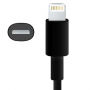 adatátviteli - és töltőkábel USB-A / Lightning - iPhone / iPad / iPod / AirPods - 2 m - fekete