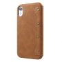 Flip cover tok iPhone XR - barna