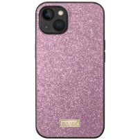 SULADA elegáns csillogó tok iPhone 15 Plus készülékhez - rózsaszín