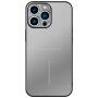 R-JUST alumínium tok iPhone 15 Pro készülékhez - ezüst