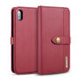 2 az egyben levehető flip cover tok iPhone XS Max - piros