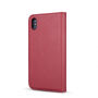 2 az egyben levehető flip cover tok iPhone XS Max - piros