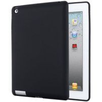 Matt szilikon borítás - iPad 2 / 3 / 4 - fekete