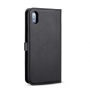 2 az egyben levehető flip cover tok iPhone XS Max - fekete