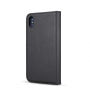2 az egyben levehető flip cover tok iPhone XS Max - fekete