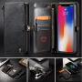 CASEME 2 az egyben levehető tok iPhone XS Max - fekete