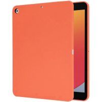Matt, puha műanyag tok iPad 10,2" (2019-2021) készülékhez - narancsszínű