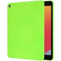 Matt, puha műanyag tok iPad 10,2" (2019-2021) készülékhez - neonzöld
