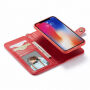2 az egyben levehető tok fogantyúval iPhone XS Max - piros