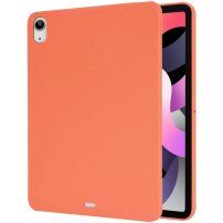Matt, puha műanyag tok iPad Air 4 (2020) / Air 5 (2022) készülékhez - narancsszínű
