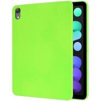 Matt, puha műanyag tok iPad mini 6 / mini 7 készülékhez - neonzöld