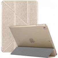 Selyem tok origami állvánnyal iPad mini 4 / 5 készülékhez - arany