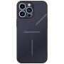 R-JUST alumínium tok iPhone 15 Pro készülékhez - kék