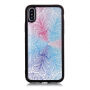 2 az egyben levehető tok iPhone XS Max - világoskék virág