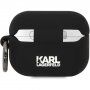 Karl Lagerfeld 3D Logo NFT Karl és Choupette szilikon tok az AirPods Pro készülékhez - fekete