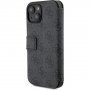 Guess 4G Metal Logo flip tok iPhone 15 készülékhez - szürke