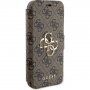Guess 4G Metal Logo flip tok iPhone 15 készülékhez - barna
