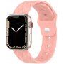 Szilikon szíj geometrikus mintával Apple Watch 42mm / 41mm / 40mm / 38mm-es órához - rózsaszín