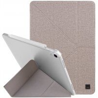 UNIQ Yorker Kanvas Plus borító állvánnyal origami - iPad Air 4 (2020) / Air 5 (2022) / Pro 11" (2018) - bézs