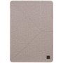 UNIQ Yorker Kanvas Plus borító állvánnyal origami - iPad Air 4 (2020) / Air 5 (2022) / Pro 11" (2018) - bézs