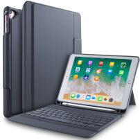 Borító billentyűzettel iPad 9,7" (2017/2018) / Air 1/2 / Pro 9,7" is Pencil borító - szürke