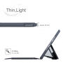 Borító billentyűzettel iPad 9,7" (2017/2018) / Air 1/2 / Pro 9,7" is Pencil borító - szürke