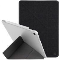 UNIQ Yorker Kanvas Plus borító állvánnyal origami - iPad Air 4 (2020) / Air 5 (2022) / Pro 11" (2018) - fekete