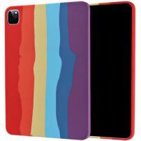 Szilikon tok - iPad Pro 11" (2018-2022) - szivárvány