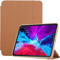 Borító állvánnyal és alvó funkcióval - iPad Air 4 (2020) / Air 5 (2022) - nyeregbarna