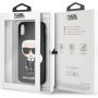 Karl Lagerfeld Ikonik TPU borító iPhone X / XS - fekete