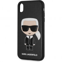Karl Lagerfeld Ikonik TPU borító iPhone XR - fekete