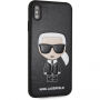 Karl Lagerfeld Ikonik TPU borító iPhone XS Max - fekete