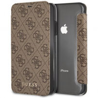 Guess Charms Book Case tok iPhone XR - barna