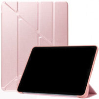 Borító állvánnyal origami - iPad Air 4 (2020) / Air 5 (2022) / Pro 11" (2018) - rózsaszín