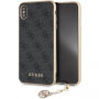 Guess Charms Hard Case tok iPhone XS Max - szürke
