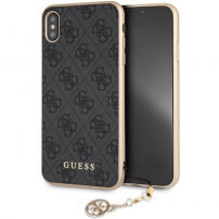 Guess Charms Hard Case tok iPhone XS Max - szürke