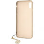 Guess Charms Hard Case tok iPhone XS Max - szürke