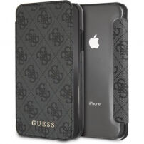 Guess Charms Book Case tok iPhone XR - szürke