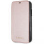 Guess PU Leather Book Case Iridescent borító iPhone XR - rózsaszín-arany