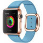 Elegáns szíj csattal - Apple Watch Ultra 49mm / 46mm / 45mm / 44mm / 42mm - kék